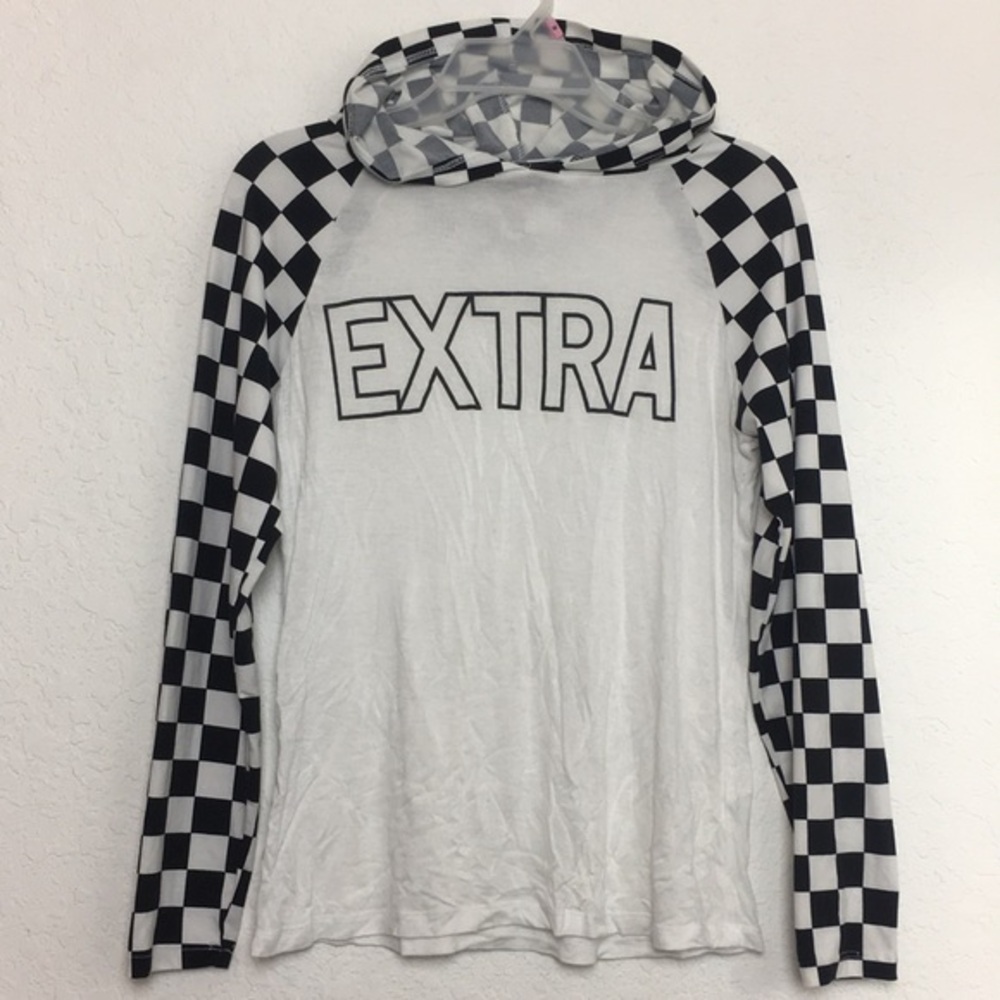 ✅Women Checkered EXTRA lightweight hoodie M